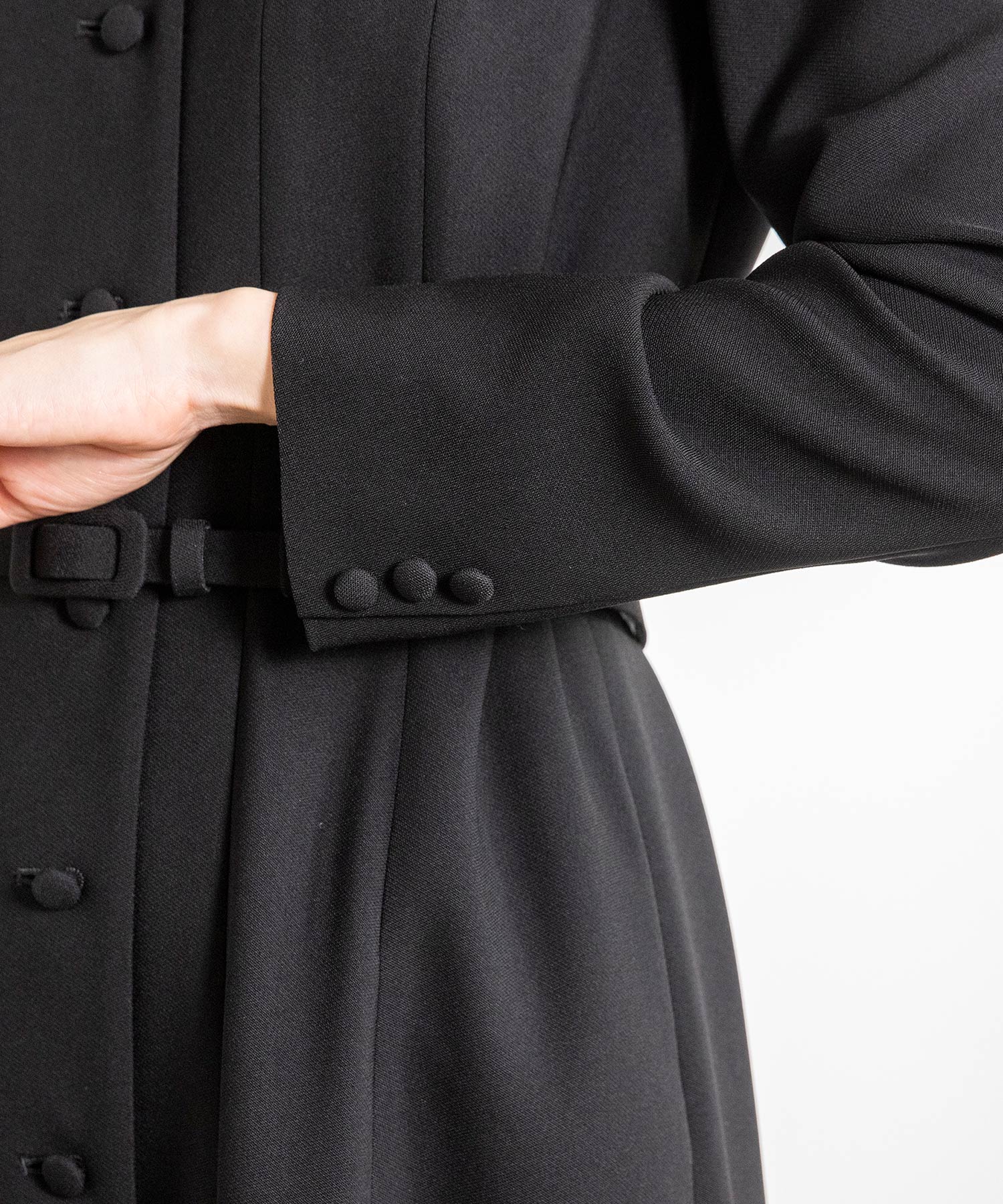 激安の フォルムフォルマ 喪服 礼服 ブラックフォーマル ウォッシャブル スタンドカラーフレアワンピース 訳ありセール格安 Theblindtigerslidell Com