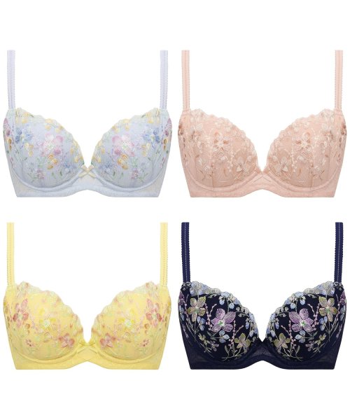 セール 天使のブラ スリムライン 極上ライト524 ブラジャー ブルー B F 天使のブラ Tenshinobura Magaseek