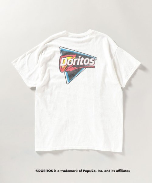 SHIPS MEN(シップス　メン)/【WEB限定/SHIPS別注】GOOD ROCK SPEED: ピグメント加工 American food ロゴ プリント Tシャツ ホワイトボディ/img17