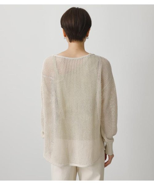AZUL by moussy(アズールバイマウジー)/MESH KNIT SET TOPS/img06