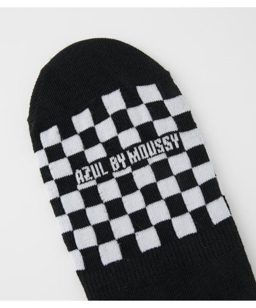 AZUL by moussy(アズールバイマウジー)/CHECERED FLAG STEP IN SOCKS/img09