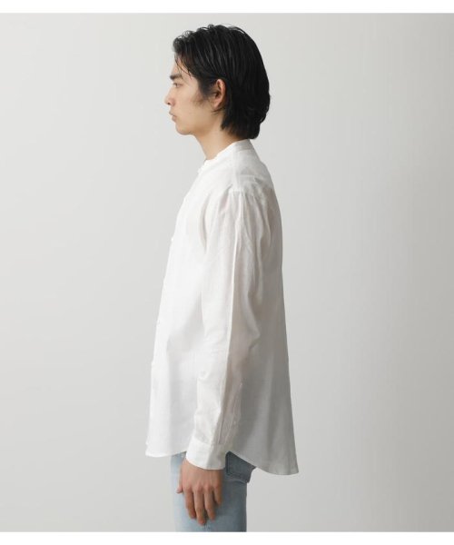 AZUL by moussy(アズールバイマウジー)/LINEN MIX NO COLLAR SHIRT/img05