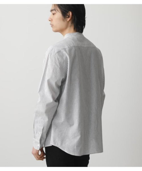 AZUL by moussy(アズールバイマウジー)/LINEN MIX NO COLLAR SHIRT/img10