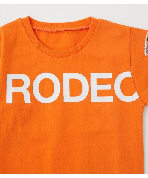 RODEO CROWNS WIDE BOWL(ロデオクラウンズワイドボウル)/キッズSLEEVE PATCH Tシャツ/img17