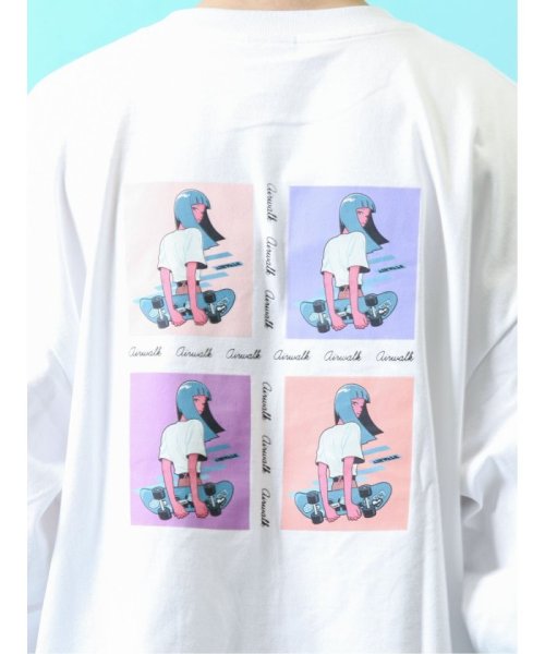 TAKA-Q(タカキュー)/【WEB限定】TOMOWAKA×AIRWALK 天竺クルーネック長袖Tシャツ/img10