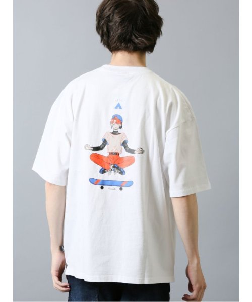 TAKA-Q(タカキュー)/【WEB限定】TOMOWAKA×AIRWALK 天竺クルーネック半袖Tシャツ/img02