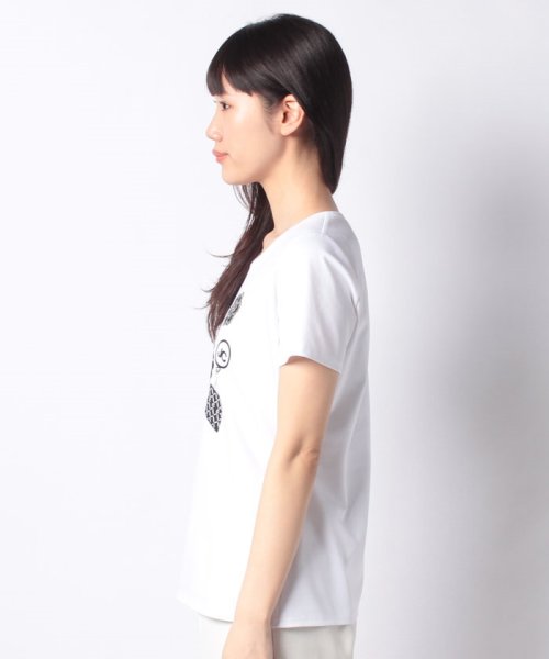 MADAM JOCONDE(マダム ジョコンダ)/【洗える】スーピマコットンポンチ プリントTシャツ/img01
