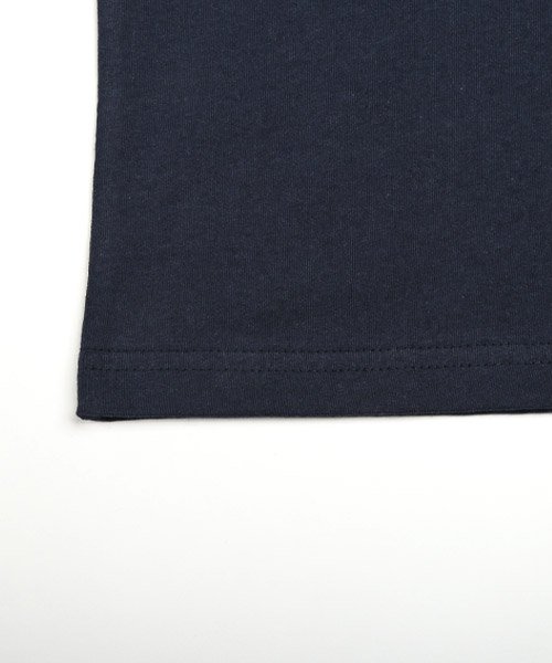 LUXSTYLE(ラグスタイル)/米綿天竺ワッペンバックロゴプリントTシャツ/Tシャツ メンズ 半袖 ビッグシルエット ワッペン ロゴ プリント/img24