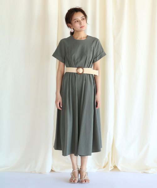 セール Bouchon ブション 手洗い可 Aラインフレアワンピース スコットクラブ Scotclub Magaseek