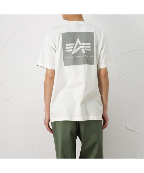 MAC HOUSE(men)(マックハウス（メンズ）)/ALPHA アルファ バックリフレクタープリント半袖Tシャツ TC1470－99/img03