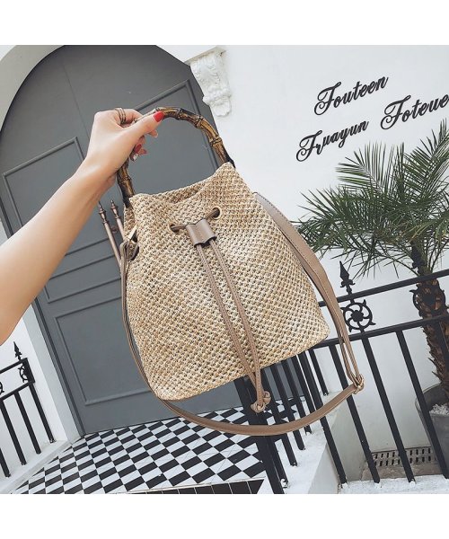 セール かごバッグ カゴバッグ 巾着 レディース バッグ ショルダーバッグ 韓国 韓流 ベージュ おしゃれ 人気 可愛い 新作 19 春夏 Nxl0491 シュベック Svec Magaseek