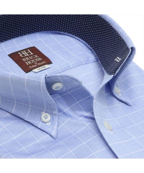 TOKYO SHIRTS(TOKYO SHIRTS)/ワイシャツ 長袖 形態安定 ビズポロ ニットシャツ BD 袖の長い・大きい メンズ/img02