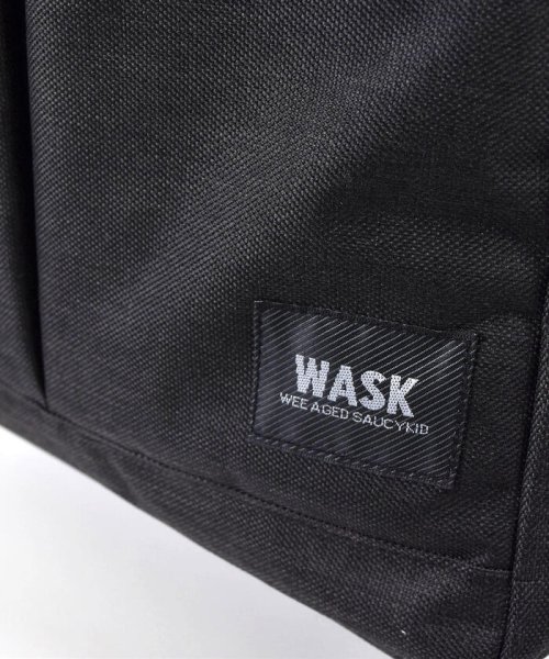 WASK(ワスク)/ファスナー スクエア リュック (M~L)/img12