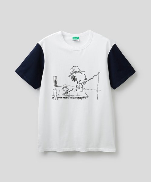 BENETTON (mens)(ベネトン（メンズ）)/【PEANUTSコラボ】JCCスヌーピー＆ウッドストックTシャツ・カットソー/img25