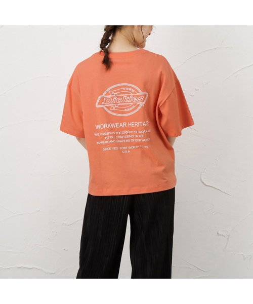 MAC HOUSE(women)(マックハウス（レディース）)/Dickies ディッキーズ バックラバープリントTシャツ 1282－7935/img13