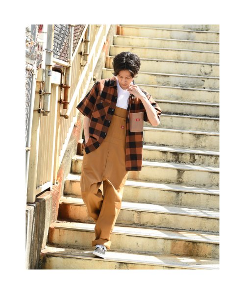 MAC HOUSE(men)(マックハウス（メンズ）)/Dickies ディッキーズ 綿麻ブロックワークシャツ 1270－9402/img13