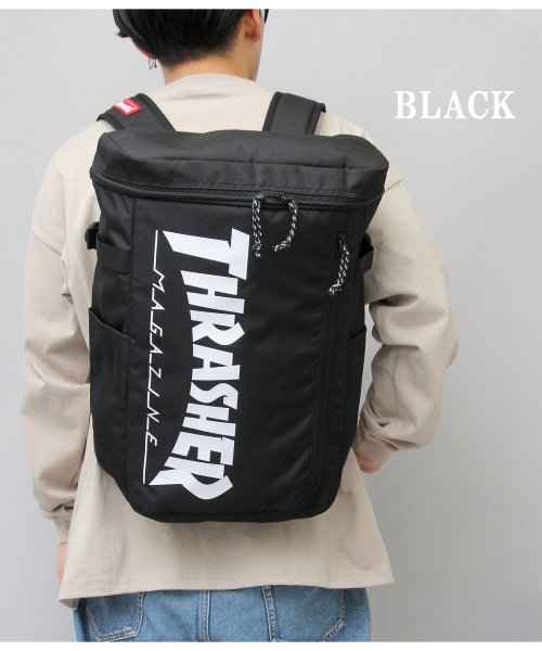 AMS SELECT(エーエムエスセレクト)/【THRASHER/スラッシャー】撥水/25リットル/大容量/ボックス型ポリエステルバックパック/img15