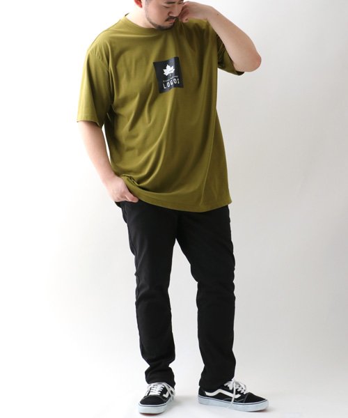 MARUKAWA(大きいサイズのマルカワ)/【LOGOS】ロゴス Tシャツ 大きいサイズ ボックス ロゴ プリント 吸汗速乾 半袖 ティーシャツ 速乾 ドライ アウトドア カジュアル/img09