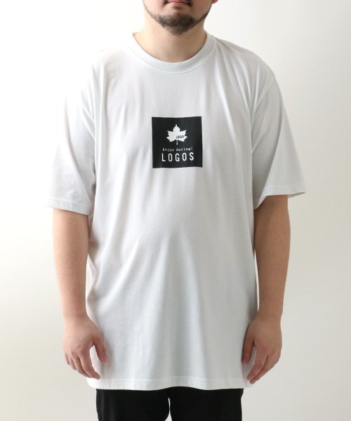 MARUKAWA(大きいサイズのマルカワ)/【LOGOS】ロゴス Tシャツ 大きいサイズ ボックス ロゴ プリント 吸汗速乾 半袖 ティーシャツ 速乾 ドライ アウトドア カジュアル/img11