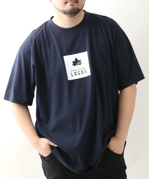 MARUKAWA(大きいサイズのマルカワ)/【LOGOS】ロゴス Tシャツ 大きいサイズ ボックス ロゴ プリント 吸汗速乾 半袖 ティーシャツ 速乾 ドライ アウトドア カジュアル/img16