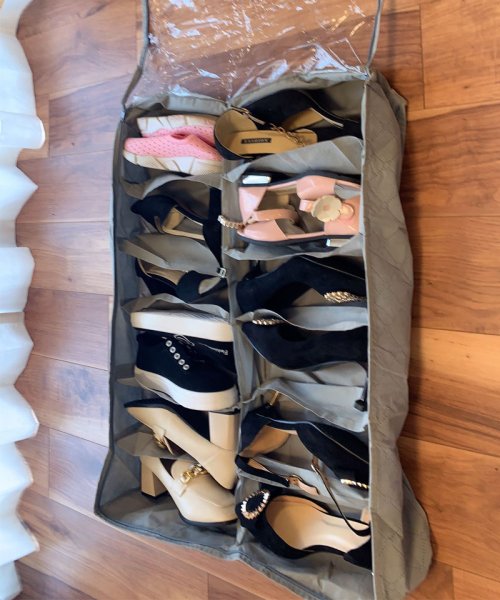 セール 35 Off ベッド下収納 靴収納 不織布 折り畳み 透明窓付き 仕切り シューズ整理袋 収納バッグ 収納ケース 省スペース 収納袋 くつ収納 靴収納 ショッピングゴー Shoppinggo Magaseek