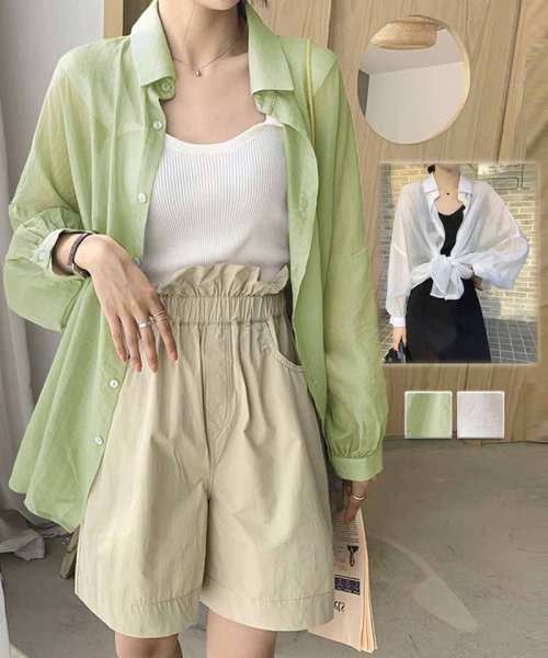 セール チュニックシャツ シャツカーディガン レディース ロングシャツ シャツ ロング丈 ショッピングゴー Shoppinggo Magaseek