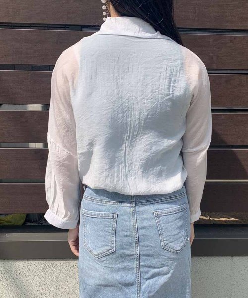 セール チュニックシャツ シャツカーディガン レディース ロングシャツ シャツ ロング丈 ショッピングゴー Shoppinggo Magaseek