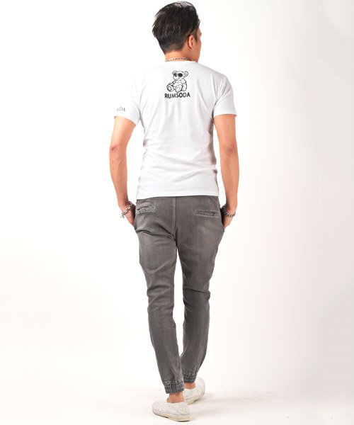 LUXSTYLE(ラグスタイル)/ベアプリントクルーネックTシャツ/Tシャツ メンズ 半袖 ベア プリント ロゴ クルーネック/img05