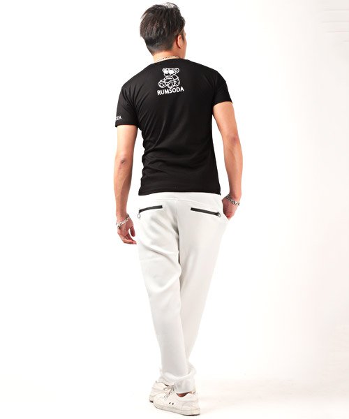 LUXSTYLE(ラグスタイル)/ベアプリントクルーネックTシャツ/Tシャツ メンズ 半袖 ベア プリント ロゴ クルーネック/img06