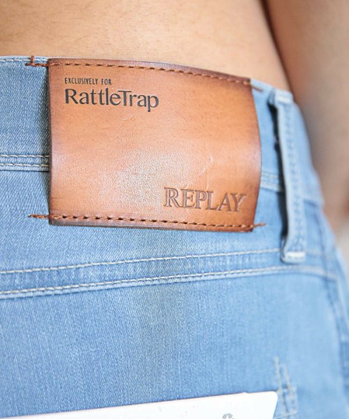 RATTLE TRAP(ラトルトラップ)/REPLAY×RATTLE TRAP 別注デニム　BRONNY Hyperflex Broken&Repair/img21