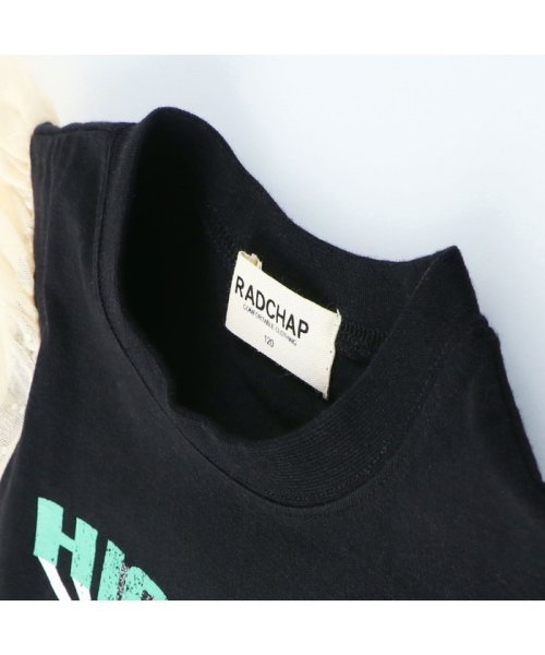 RADCHAP(ラッドチャップ)/ボリューム袖リメイク風半袖Tシャツ/img09