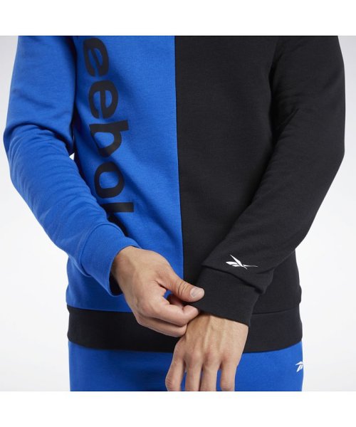 Reebok(Reebok)/トレーニング エッセンシャルズ リニア ロゴ スウェットシャツ / Training Essentials Linear Logo Sweatshirt/img03