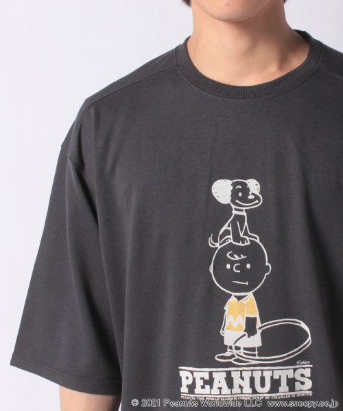 JEANS MATE(ジーンズメイト)/【PEANUTS】BIGTシャツ＆ショーツ　セットアップ  上下組/img04