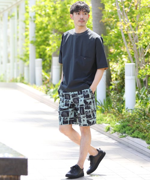 ワッシャークルーネックプルオーバー プルオーバー Tシャツ メンズ おしゃれ ティーシャツ 半袖 カットソー トップス