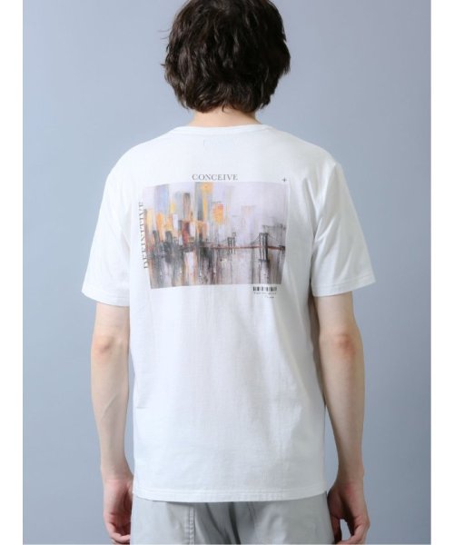 semanticdesign(セマンティックデザイン)/バックグラフィック クルーネック半袖Tシャツ/img02