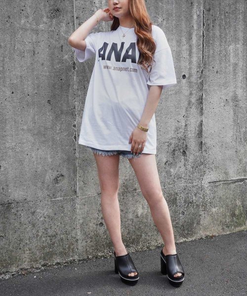 ANAP(アナップ)/ANAPロゴバックサークルプリントTシャツ/img02