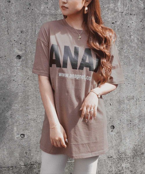 ANAP(アナップ)/ANAPロゴバックサークルプリントTシャツ/img08