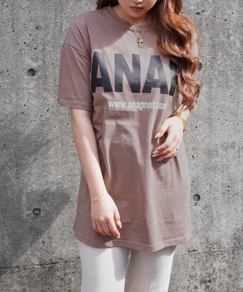 ANAP(アナップ)/ANAPロゴバックサークルプリントTシャツ/img09