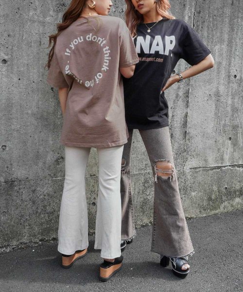 ANAP(アナップ)/ANAPロゴバックサークルプリントTシャツ/img13