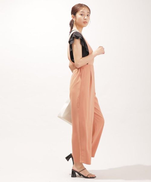 セール Web限定 ワイドサスペンダーサロペット ナノ ユニバース Nano Universe Magaseek