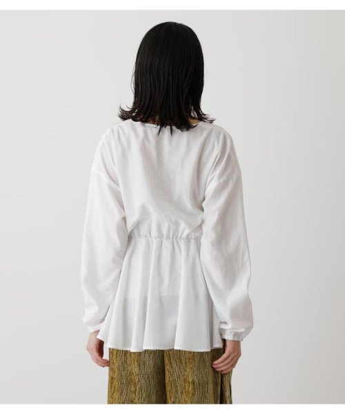 AZUL by moussy(アズールバイマウジー)/WAIST SHIRRING HEM BLOUSE/img06