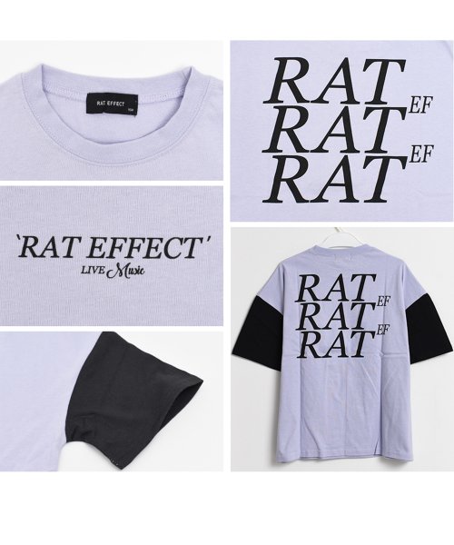 RAT EFFECT(ラット エフェクト)/バックビッグロゴTシャツ/img11