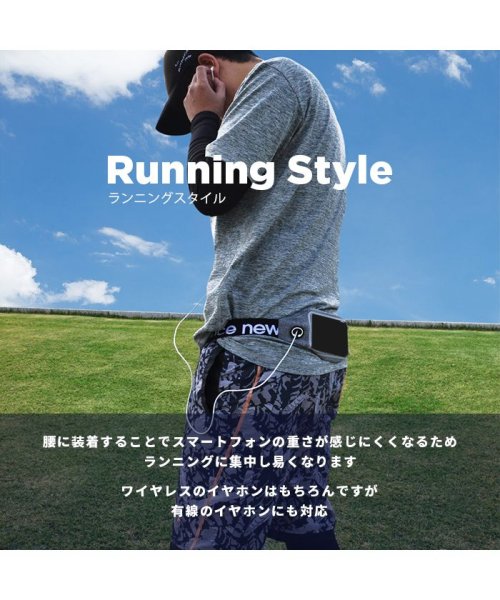 new balance(ニューバランス)/ランニングポーチ スマホケース ニューバランス New Balance [ランニングポーチ/グレー] iphone 多機種対応/img16