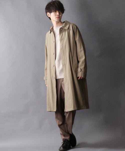 SITRY(SITRY)/【SITRY】amundsen fabric oversize Bal collar coat/梨地織り オーバーサイズ バルカラーコート【2021 SPRIN/img13