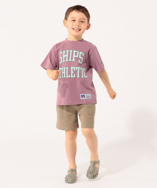 SHIPS KIDS(シップスキッズ)/【SHIPS KIDS別注】RUSSELL ATHLETIC:ビッグ ロゴ TEE(100～130cm)/img08