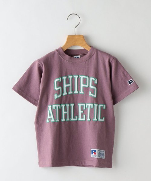 SHIPS KIDS(シップスキッズ)/【SHIPS KIDS別注】RUSSELL ATHLETIC:ビッグ ロゴ TEE(100～130cm)/img11