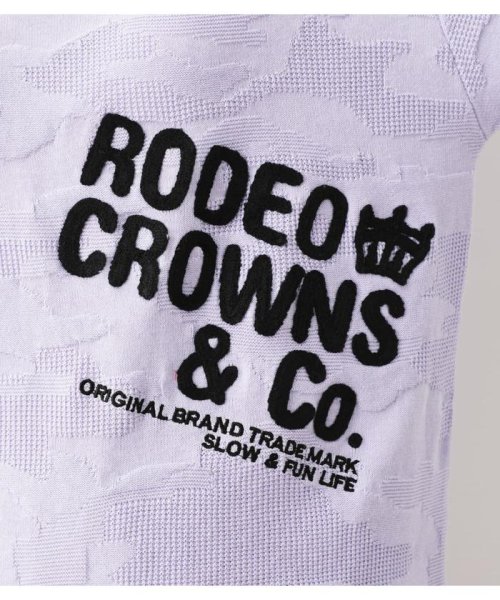 RODEO CROWNS WIDE BOWL(ロデオクラウンズワイドボウル)/ジャガードカモニットトップス/img20
