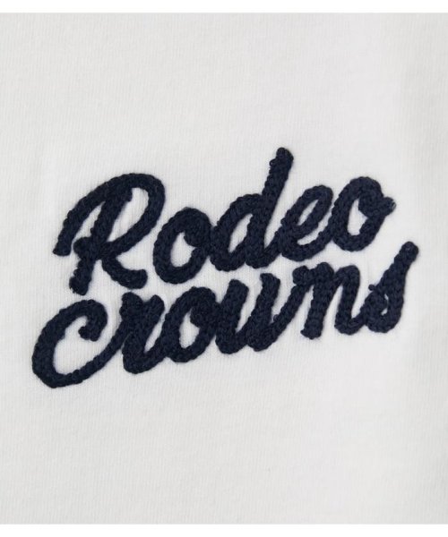 RODEO CROWNS WIDE BOWL(ロデオクラウンズワイドボウル)/キッズデニムエンボスパッチTシャツ/img03