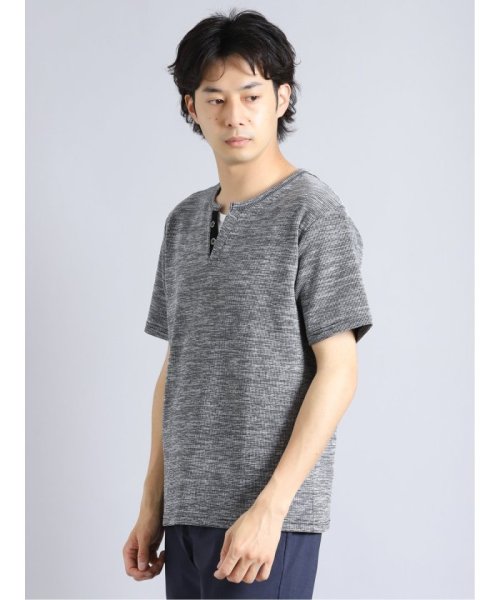 m.f.editorial(エムエフエディトリアル)/杢テレコ クルーネック半袖Tシャツ/img08