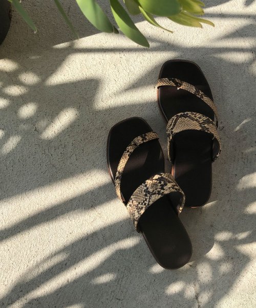 marjour(マージュール)/SNAKE FLAT SANDAL/img11